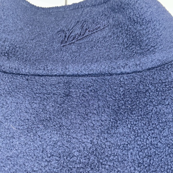 Woolrich Navy Blue Fleece Vest - Picture 5 of 17